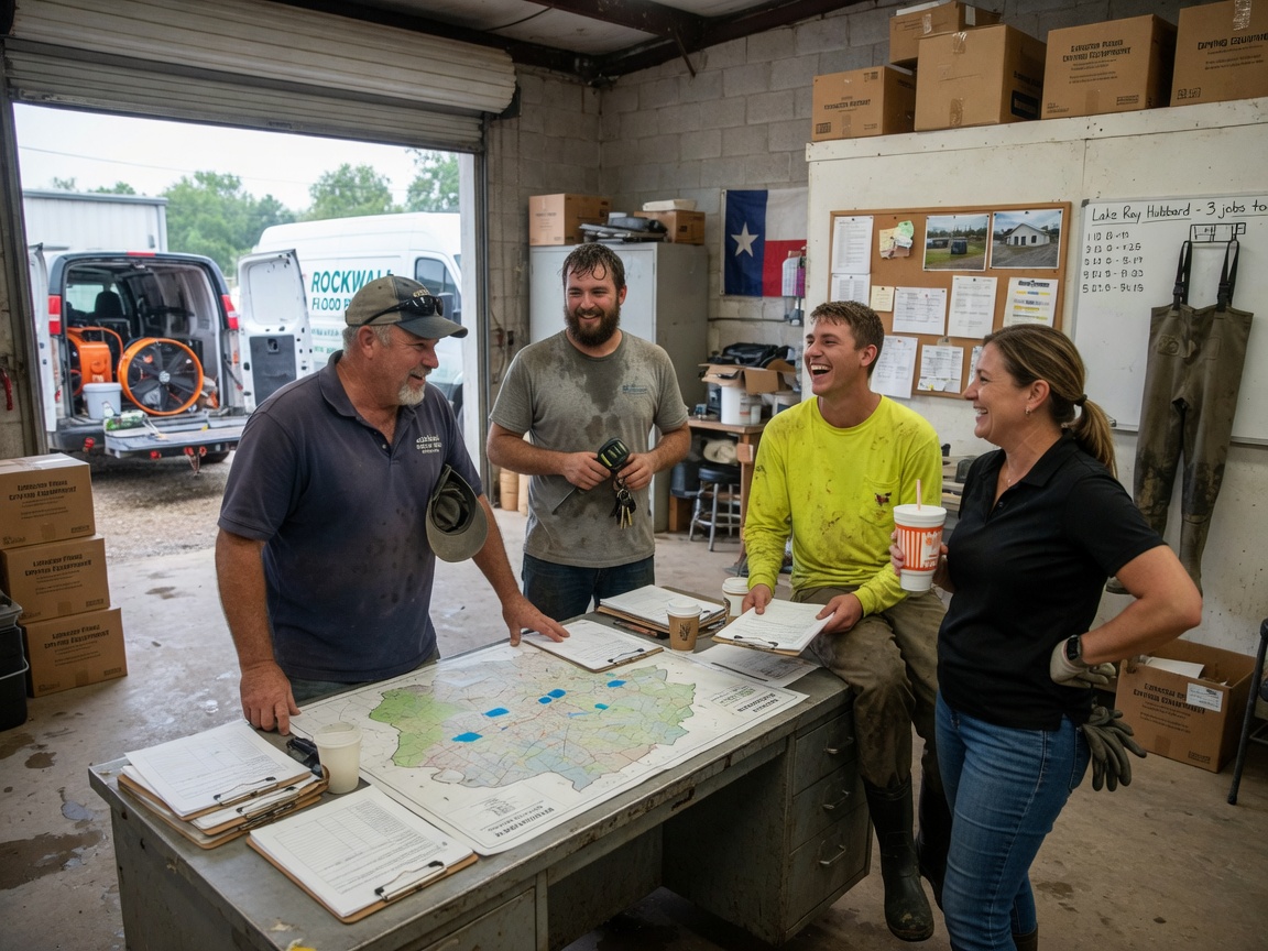 Rockwall Flood Response — Flood Water Extraction in Rockwall